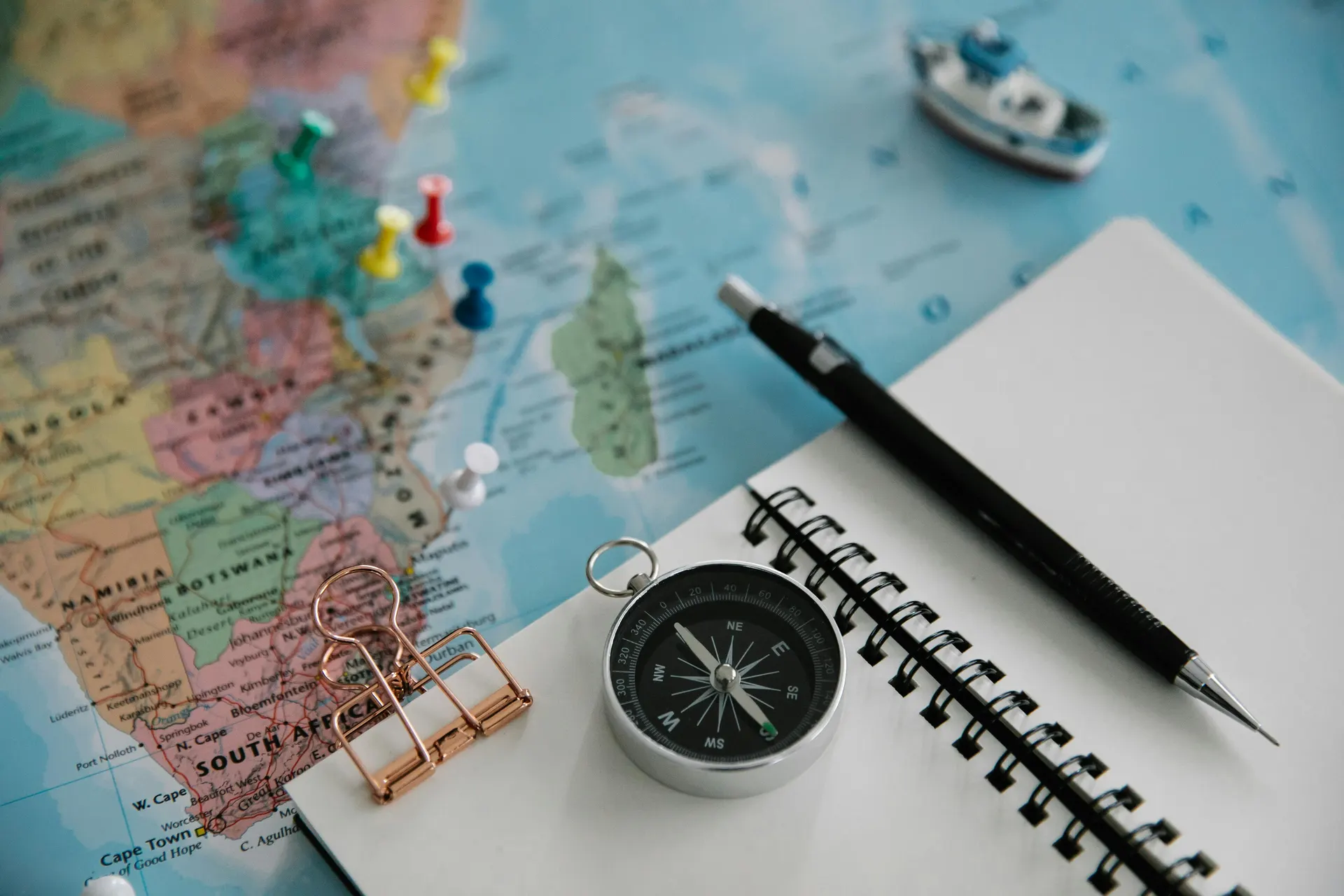 Carnet de route et carte pour préparer une journée côtière
